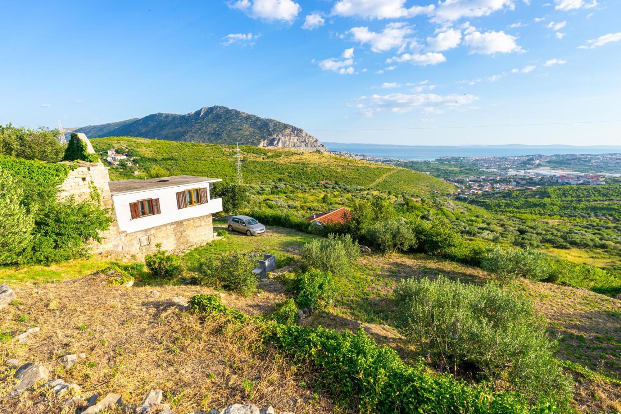 Olive Garden House In Zrnovnica With A View & Bbq别墅 外观 照片